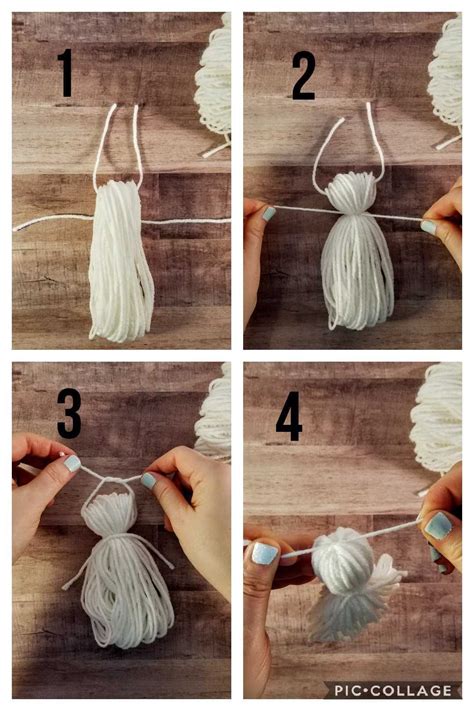 How To Make Yarn Tassels How Make Tassels To Yarn Como Hacer