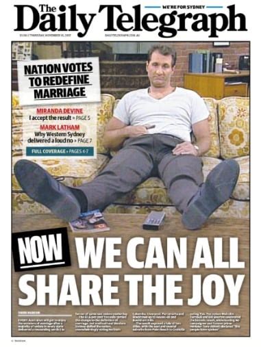 Daily Telegraph Same Sex Marriage Their Response Is Shameful