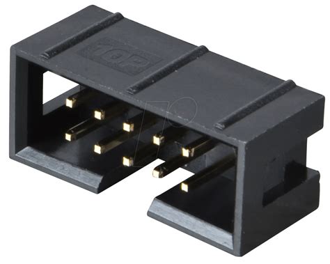Wsl 10g Box Connector 10 Pin Straight At Reichelt Elektronik