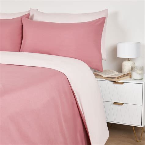 Brentfords Plain Duvet Cover Pillowcase Reversible Bedding Set Or Fitted Sheet Ebay
