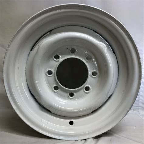 16 Inch 8 Lug Steel Wheel Rim Fits Gm 2500 1971 87 White 5501t Ebay