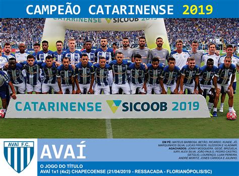 Edição Dos Campeões Avaí Campeão Catarinense 2019