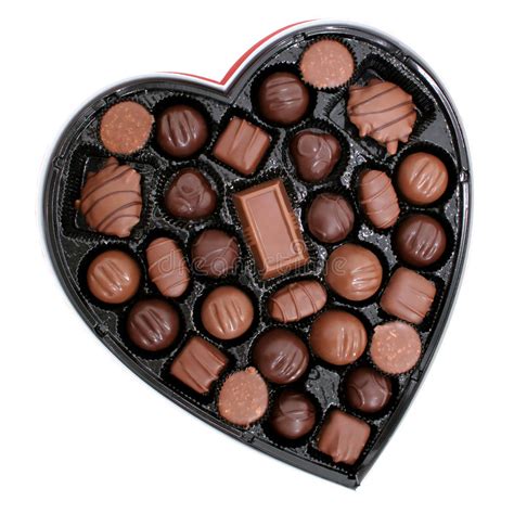 Recommended product from this supplier. Box Of Chocolates In A Heart Shape (8.2mp Image) Stock ...