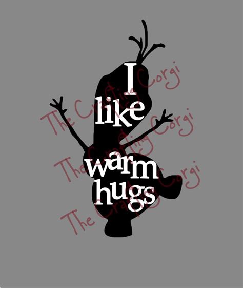 Olaf Warm Hugs Frozen Svg Etsy