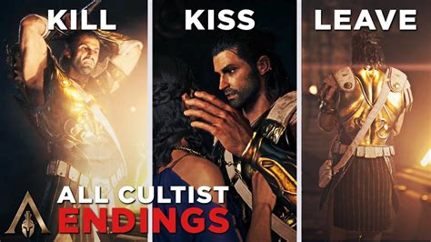 All Cultist Ending Kill Kiss Leave Aspasia Assassin S Creed Odyssey