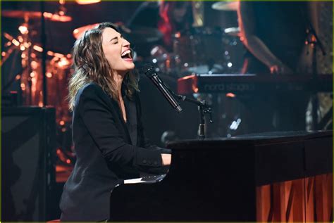 Sara Bareilles Performs Armor On Tv For First Time Watch Now Photo 4189540 Music Sara