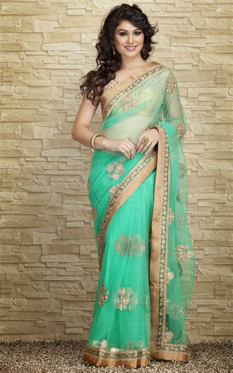 Pretty Greens Pitures Bollywood Saree Bollywood Fashion Indian