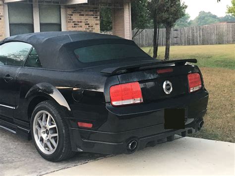 My 06 Mustang Gt Convertible Visible Mods Are The Racer X Body Kit And