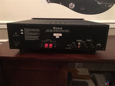 Mcintosh Mc162 Power Amplifier With Factory Boxes And Manual Photo