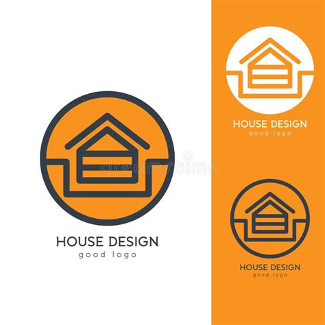 Modern House Logo Design Template Flat Simple Stock Vector