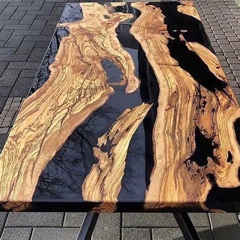 Stunning Resin Wood Table Design Ideas You Will Love 20 HMDCRTN