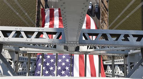 Flag Day Worlds Biggest Us Flag Flies At George Washington Bridge