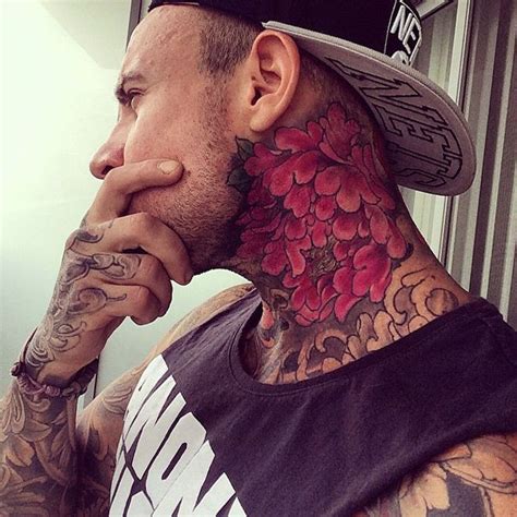 the 80 best neck tattoos for men improb flower neck tattoo neck tattoo for guys best neck