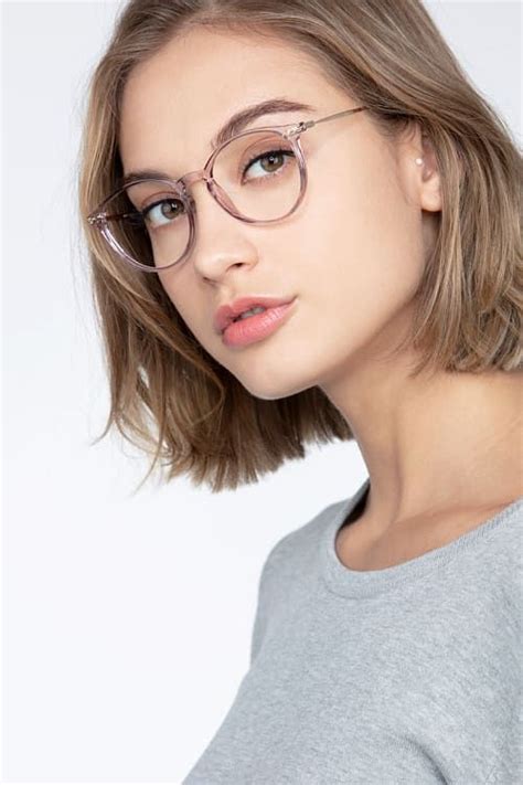 Amity Round Purple Glasses For Women Eyebuydirect Canada Cute Glasses Frames Clear Glasses