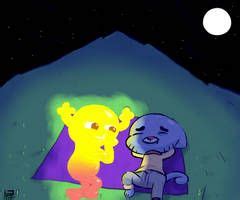 A page for describing funny: Penny and Gumball Stargazing by Kozmo-Khaotic | World of ...