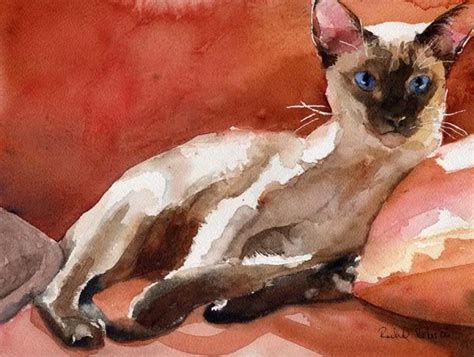 Rachel Parker Cat Portraits Cat Painting Cat Art