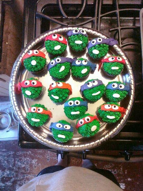 Pin By Beth Ann Pardo On My Cupcakes Ninja Turtles Birthday Party