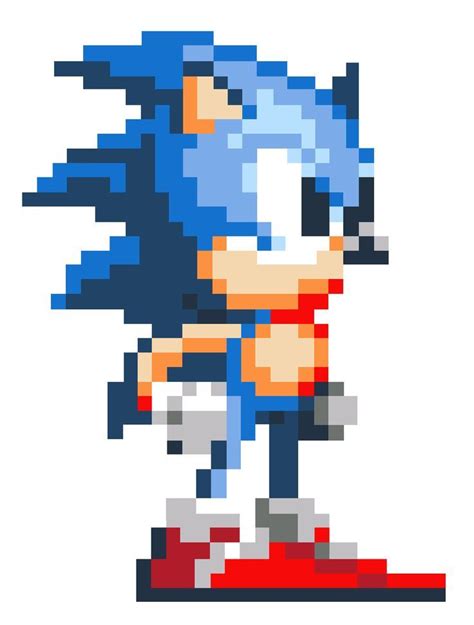 Sonic Pixel Art Art Pixel Sonic Dibujos En Cuadricula Images