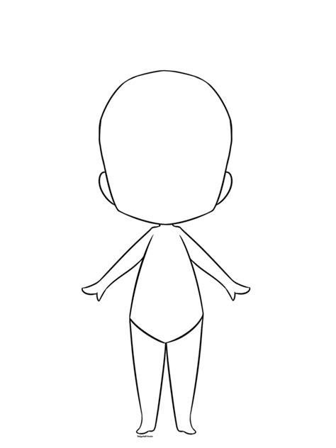 Teenage male body outline drawing anime bodies body. F2U - Male Chibi Base by SeigyokuPrincess on DeviantArt