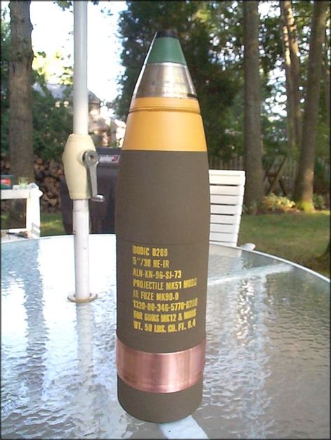 538 Us Navy Artillery Shell Projectile Inert For Sale At Gunauction