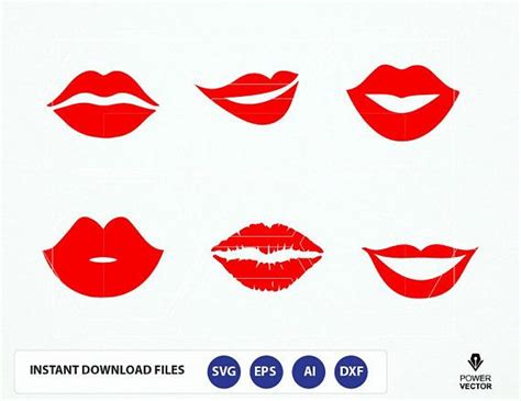 Red Lips Svg Kiss SVG Kiss Cricut Love Kiss Svg Kiss Svg Mouth Kiss