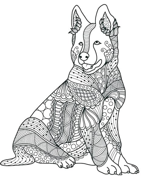 Dogs are very cute, print our drawings to paint cute puppies and some not so cute! Dog Coloring Pages for Adults - Best Coloring Pages For Kids