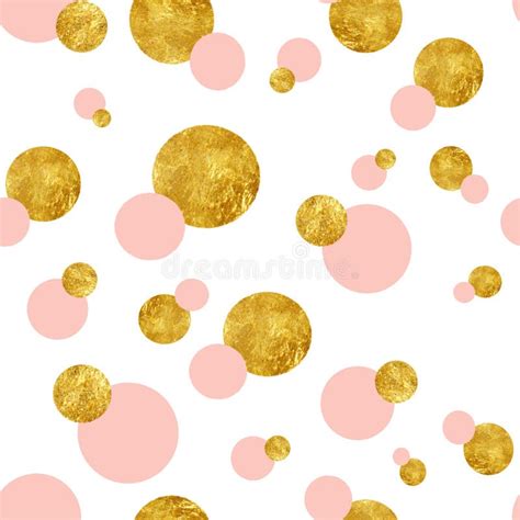 Abstract Background Seamless Pattern Wallpaper With Pink And Gold