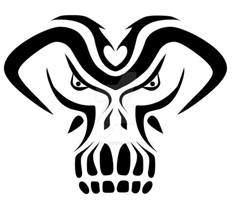 Tribal Mask Tattoo Design By Wearwolfclothing On Deviantart