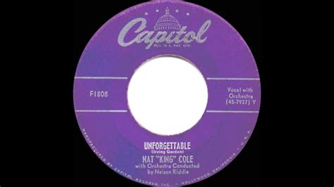 1951 Hits Archive Unforgettable Nat King Cole His Original Version