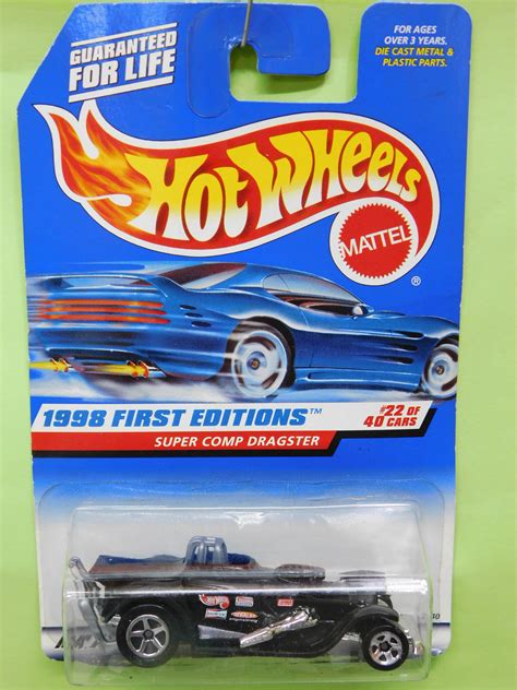 Hot Wheels 655 Super Comp Dragster Purple 1998 First Editions 22 Of