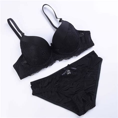 Buy Women Plus Size Bra Panties Sets Embroidered Lace Bra And Panties