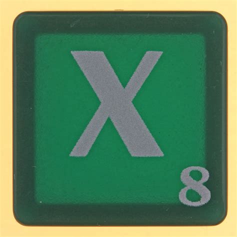 Scrabble Letter X Scrabble 60th Anniversary Edition