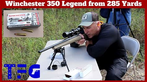350 Legend From 285 Yards With Ruger American Ranch Rifle