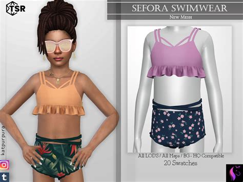 The Sims Resource Sefora Swimwear