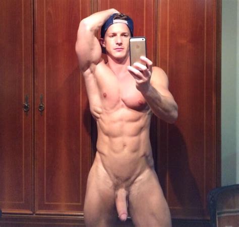 Muscular Hunk Dannybabe Poses Naked With His Big Uncut Cock MrGays
