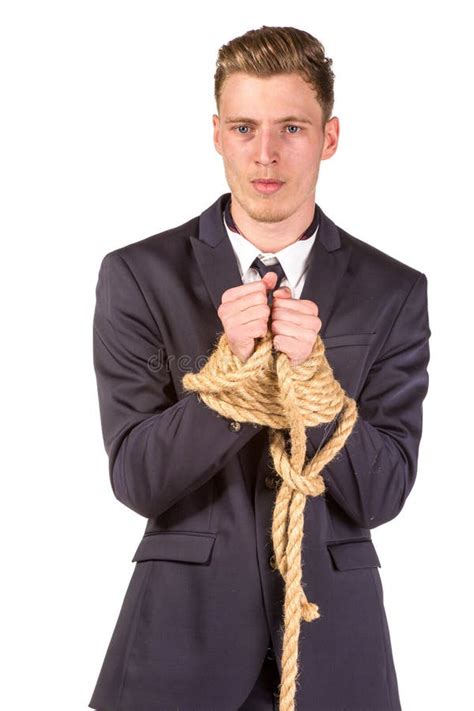 Man With Hands Tied Up With Rope Hoodoo Wallpaper