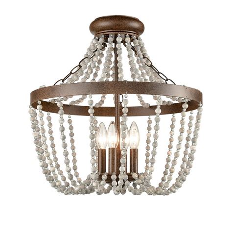 Dakota Fields 4 Light 18 Uniquestatement Bowl Semi Flush Mount