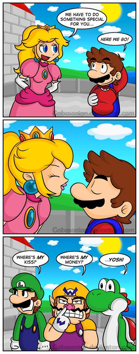 Super Mario Ds Ending Mario Comics Mario Funny Super Smash Bros
