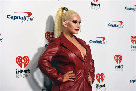 Christina Aguilera Goes Topless To Recreate Stripped Album Cover Maxim