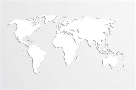World Map Vector 8730 Illustrations Design Bundles