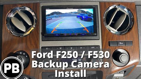 2008 2016 Ford F250 F350 Backup Camera Install Youtube