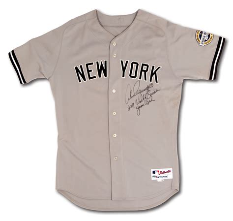 Lot Detail Alex Rodriguez New York Yankees World Series Game