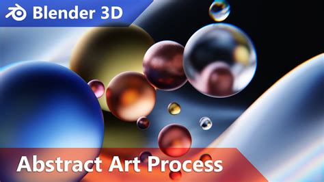 Blender Abstract Art My Process Youtube