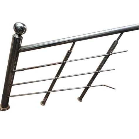Stainless Steel Pipe Railing For Home Material Grade Ss306 At Rs 750
