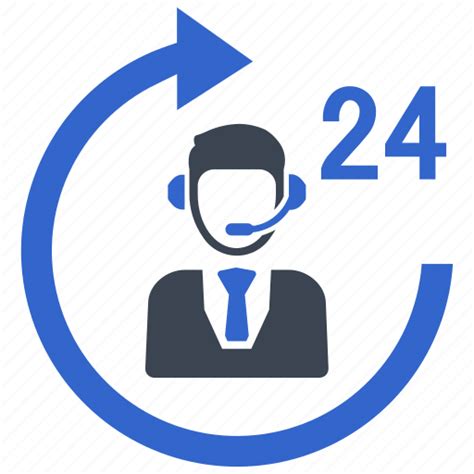 247 Call Center Customer Service Support Icon Download On Iconfinder