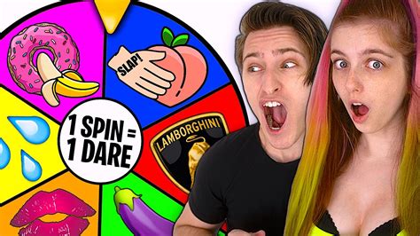 Spin The Dare Wheel Challenge W Girlfriend Youtube