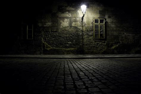 Czech Republic Praha Dark Alley Stock Photo Download