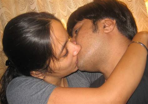 Indian Couple Hot Kissing Photos