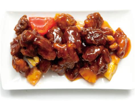 The sweetness of the pineapple juice and sugar, contrasts with the sourness of the vinegar. Sweet And Sour Cantonese Style / Sweet And Sour Pork Hong ...