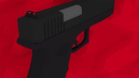 Low Poly Glock 19 3d Asset Cgtrader